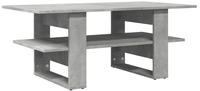 vidaXL Couchtisch Betongrau 102x55x42 cm Holzwerkstoff