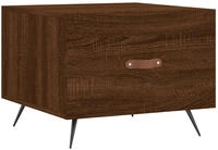 vidaXL Couchtisch Braun Eichen-Optik 50x50x40 cm Holzwerkstoff