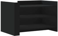 vidaXL Couchtisch Schwarz 80x50x50 cm Holzwerkstoff