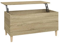 vidaXL Couchtisch Sonoma-Eiche 90x44,5x45 cm Holzwerkstoff