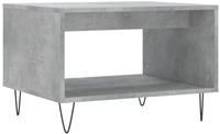 vidaXL Couchtisch Betongrau 60x50x40 cm Holzwerkstoff