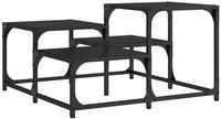 vidaXL Couchtisch Schwarz 68x68x40 cm Holzwerkstoff