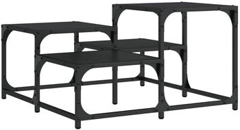 vidaXL Couchtisch Schwarz 68x68x40 cm Holzwerkstoff