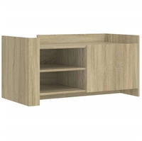 vidaXL Couchtisch Sonoma-Eiche 100x50x50 cm Holzwerkstoff