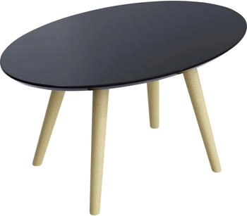 Paperflow SCANDI Beistelltisch schwarz 65x40x35cm (65.23.01)
