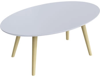 Paperflow SCANDI Beistelltisch weiß 85x50x35cm (85.23.13)