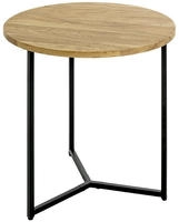 Beistelltisch , holzfarben , Ma&szlig;e (cm): H: 52 &Oslash;: 50