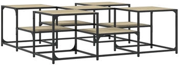 vidaXL Couchtisch Sonoma-Eiche 121x121x40 cm Holzwerkstoff