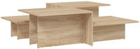 vidaXL Couchtische 2 Stk. Sonoma-Eiche Holzwerkstoff