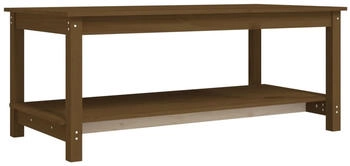 vidaXL Couchtisch Honigbraun 110x55x45 cm Massivholz Kiefer Modell 3