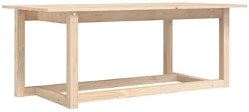 vidaXL Couchtisch 110x55x45 cm Massivholz Kiefer Modell 3