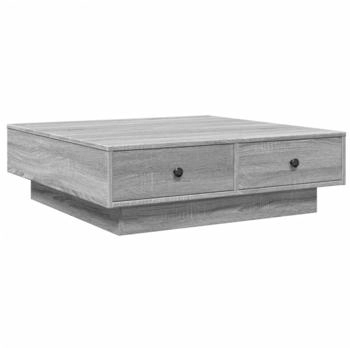 vidaXL Couchtisch Grau Sonoma 90x90x28 cm Holzwerkstoff Modell 1