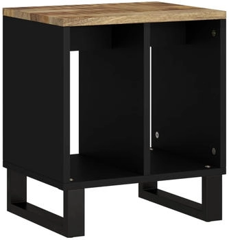 vidaXL Beistelltisch 40x31x46 cm Massivholz Mango & Holzwerkstoff