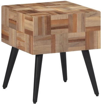 vidaXL Beistelltisch 40x40x45 cm Recyceltes Massivholz Teak
