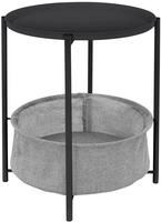 Ml-design - Beistelltisch Rund &Oslash;46xh51 Cm, Anthrazit, Metall, Couchtisch Mit