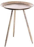 HAKU Beistelltisch "Sofatisch, Wohnzimmertisch" 1 Stk. tlg. rund - aus Metall Kupfer
