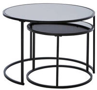 Jahnke Couchtisch 2 Stk. tlg. Couchtisch, Beistelltisch, Nachttisch in edlem Look