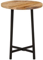 vidaXL Couchtisch 35x35x45 cm Massivholz Mango und Eisen