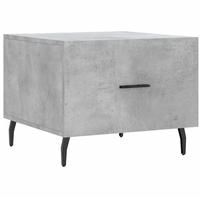 vidaXL Couchtisch Betongrau 50x50x40 cm Holzwerkstoff
