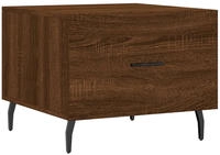 vidaXL Couchtisch Braun Eichen-Optik 50x50x40 cm Holzwerkstoff