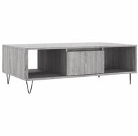 vidaXL Couchtisch Grau Sonoma 104x60x35 cm Holzwerkstoff
