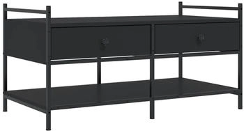 vidaXL Couchtisch Schwarz 99x50x50 cm Holzwerkstoff