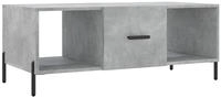 vidaXL Couchtisch Betongrau 102x50x40 cm Holzwerkstoff