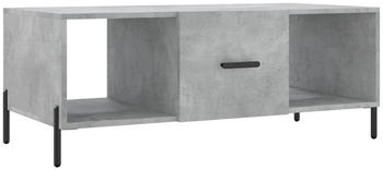 vidaXL Couchtisch Betongrau 102x50x40 cm Holzwerkstoff Modell 10