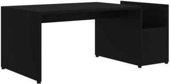 vidaXL Couchtisch Schwarz 90x45x35 cm Holzwerkstoff