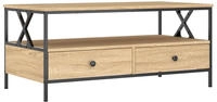 vidaXL Couchtisch Sonoma-Eiche 100x51x45 cm Holzwerkstoff