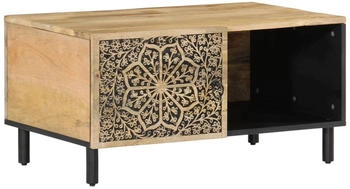 vidaXL Couchtisch 80x50x40 cm Massivholz Mango Modell 2