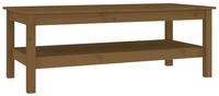 Couchtisch Honigbraun 110x50x40 Cm Massivholz Kiefer Vidaxl