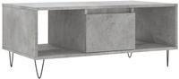 vidaXL Couchtisch Betongrau 90x50x36,5 cm Holzwerkstoff