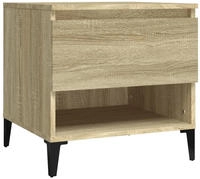 vidaXL Beistelltische 2 Stk. Sonoma-Eiche 50x46x50 cm Holzwerkstoff