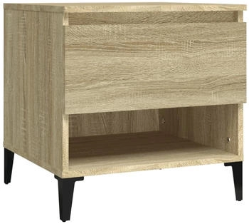vidaXL Beistelltische 2 Stk. Sonoma-Eiche 50x46x50 cm Holzwerkstoff
