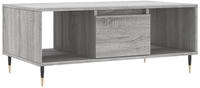 vidaXL Couchtisch Grau Sonoma 90x50x36,5 cm Holzwerkstoff