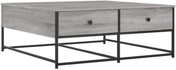 vidaXL Couchtisch Grau Sonoma 100x99x40 cm Holzwerkstoff