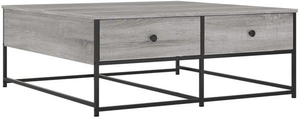 vidaXL Couchtisch Grau Sonoma 100x99x40 cm Holzwerkstoff