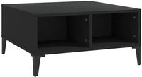 Couchtisch Schwarz 60x60x30 Cm Holzwerkstoff Vidaxl