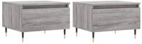 vidaXL Couchtische 2 Stk. Grau Sonoma 50x46x35 cm Holzwerkstoff