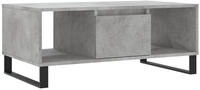 vidaXL Couchtisch Betongrau 90x50x36,5 cm Holzwerkstoff