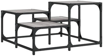 vidaXL Couchtisch Grau Sonoma 68x68x40 cm Holzwerkstoff