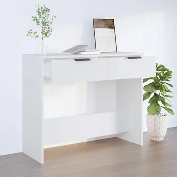 vidaXL Konsolentisch Wei&szlig; 90x36x75 cm Holzwerkstoff (811331)