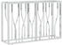 vidaXL Konsolentisch 110x30x70 cm Edelstahl und Glas (350025)