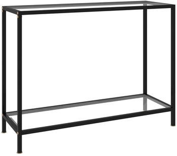 vidaXL Konsolentisch Transparent 100x35x75 cm Hartglas (322835)