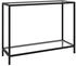 vidaXL Konsolentisch Transparent 100x35x75 cm Hartglas (322835)