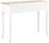 vidaXL Konsolentisch 280044 weiß / braun mit 3 Schubladen 100x78x35cm