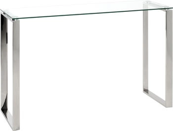 HAKU Konsolentisch David 1 18777 silber 120x78x40cm Edelstahl / Glas HAKU Konsolentisch David 1 18777 silber 120x78x40cm Edelstahl / Glas