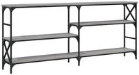 vidaXL Konsolentisch Grau Sonoma 180x29x76,5 cm Holzwerkstoff