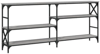 vidaXL Konsoltisch Sonoma 180x29x76,5 cm Holzwerkstoff (1-St) grau (835477)